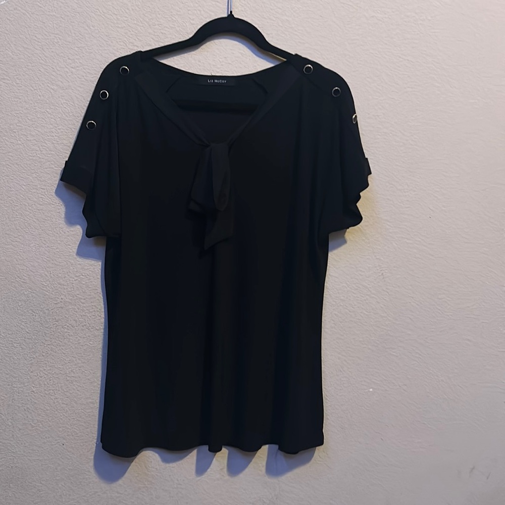 Liz McCoy blouse in black